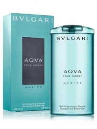 The original exploration of aquatic realm comes to life as AQVA gradually unfolds a fresh, luminous aromatic scent dedicated to a man with a vibrant personality. A free spirit who gains his strength from the force of the ocean waves. The design of the spherical bottle evokes rocks and pebbles softened by the sea, whilst its aqua-green tones reference unequivocally the hues of the sea. Top notes: neroli bigarade and grapefruit; heart: posidonia and rosemary flower; base note: white cedar wood.