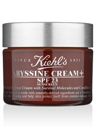 This skin-age deterrent is made with naturally-derived ingredients and is formulated to help reduce the signs of aging and help skin protect itself from external damage. Abyssine, a survival molecule which thrives under the extreme conditions in hydrothermal ocean vents, helps soothe and protect skin.