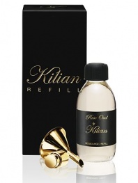 From the Arabian Night's Collection. Rose Oud is a more feminine interpretation of oud, layering the luxurious petals of the Turkish rose with Kilian's original Pure Oud scent. This unusual combination of rose with oud in a fragrance gives birth to a scent that is both mysterious and opulent yet comfortably familiar. Includes funnel. 1.7 oz. 