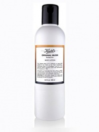 Luxurious lotion instantly absorbs for a silky smooth skin that's sensuously fragranced with the Kiehl's Original Musk. 8.4 oz. 