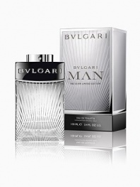 Elegant, sophisticated and contemporary, Bvlgari Man is a distinctive, sensual everyday fragrance which embodies masculine charisma. A prestigious silver limited edition bottle inspired by the watch dial beams. A real object of design: bold, impactful and strongly masculine. 3.4 oz.