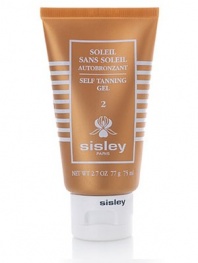 The pleasure of a golden tan without the damaging effects of exposure to the sun. Soleil sans Soleil colors skin with a natural-looking, golden, luminous tan. Provides a more gradual, even, long-lasting than. Sesame, jioh and corn oil extracts rovide hydration, softness and a feeling of comfort. For darker or tanned skin, to maintain a deeper glow. 2.7 oz. 