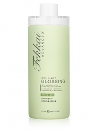 This shine release shampoo bathes hair with encapsulated spheres of olive oil all day long to keep locks lustrous. 