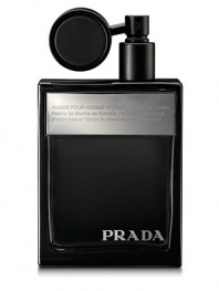 A captivating new scent for men, Amber Pour Homme Eau de Parfum Intense re-awakens the core elegance of the original Prada Amber Pour Homme. From within the layered depths of the original the finest and most uncompromised expression of amber for men is revealed. Amber Pour Homme Intense is a celebration of amber in its classic form with notes of fresh bergamot, spicy myrrh, sensual patchouli and smooth vanilla. 