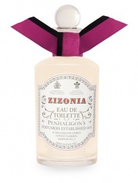 Originally created in the 1930s, Zizonia is a nomadic and mysterious oriental; an odyssey of burnt spices, patchouli and pepper, leading to a lush oasis of sweet orange, ginger and vetiver. Heady and enticing. 3.4 oz. 