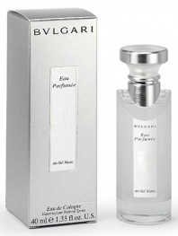 Bvlgari Eau Parfumée au thé blanc Eau de Cologne for her and him. A soothing white tea scent with warm, intimate notes of white pepper and Artemisia creates moments of relaxation and well-being for both body and mind. A delicate fragrance of warm, intimate and relaxing notes designed to be enjoyed in private moments of luxury. 1.35 oz. 
