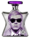 EXCLUSIVELY AT SAKS. Andy Warhol by Bond No. 9, the latest in Bond No. 9's Warhol series, celebrates the boho-mod life and times of the iconic artist himself. Top notes: Italian Bergamot Zest, Cypriot India, Provence Blue Cypress, Plum. Middle notes: Jasmine de Grasse, Sultan Agarwood, Rose Centifolia, White Patchouli, Cistus. Base notes: Red Sandalwood, Vanilla Bean Madasgascar, Oriental Musk, Olibanum Tears