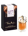 The mysterious notes of Alien are reinvented in a daring collision of luxury fragrance and haute cuisine. Enhanced with salted butter caramel, the illuminating notes of Alien are intensified, making them exhilarating, carnal, and deliciously velvety. Alien Taste of Fragrance is radiantly captured in a crystalline bottle to expose the rich, warm, caramelized juice, and is showcased in a mouth-watering package reminiscent of decadent gourmet sweets. 1 oz.