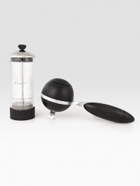 Easily and conveniently create perfect espresso in the home, office or anywhere at all with the revolutionary TWIST, the world's first handheld espresso maker. Its patent-pending technology uses the same 8g pressure cartridges used in whipped cream dispensers and soda makers, offering sufficient pressure to make up to four double shots and eight single shots of espresso.