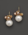 A shimmering mix of mother-of-pearl and cultured freshwater pearls.