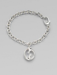 From the Gucci 1973 Collection. A simply chic design with an iconic GG charm on a sleek link chain. Sterling silverLength, about 7Lobster clasp closureMade in Italy