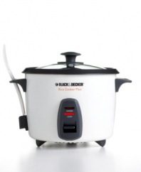 A culinary staple, rice adds a essential element to virtually any dish. This rice cooker from Black & Decker lets you prepare up to 16 cups of delicious, fluffy rice – white, brown or flavored – helping you put more satisfying sides on the table. One-year warranty. Model RC436.