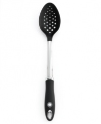 A high-quality slotted spoon is an essential ingredient in any kitchen tool collection. Its versatility is so incredible -- from stirring stew to draining as you serve -- you'll use it for almost every meal. Limited lifetime warranty.