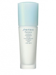 A lightweight moisturizer, with oil-absorbing powder, that helps reduce surface shine as it provides exceptional hydration to skin. Promotes a smooth texture keeping skin shine-free. Protects the skin's natural moisture balance with Shiseido-exclusive ingredient Hydro-Balancing Complex in a pH-balanced formulation. Recommended for oily, blemish-prone and combination skin. Use daily morning and evening after cleansing and softening.