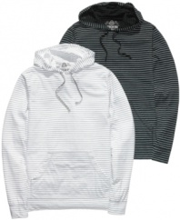 Get ready to go. Pull on this striped hoodie from American Rag and get going.