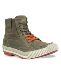 Need a pair of men's boots that will provide some extra protection from the elements? Gear up in style with these rough and rugged boots for men from Timberland.