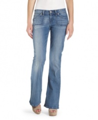 Levi's does flare leg denim justice with this Demi Curve style, built for a perfect fit!