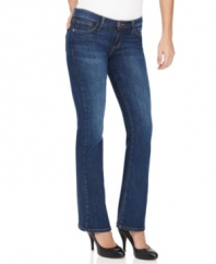 In a classic bootcut, these Joe's Jeans Provocateur medium wash jeans are perfect as a spring denim staple!