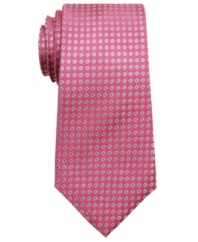 Get inside the dot matrix. This subtle spotted skinny tie from Ben Sherman is a surefire winner.