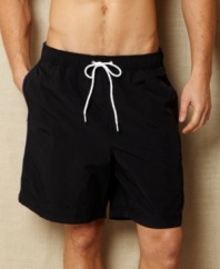 Your summer staple. These cool boardshorts from Nautica elevate your beach style.