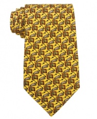 Featuring artwork inspired by Bobby Orr, this Jimmy V tie finishes off your look while doing some good-net proceeds fund critical cancer research.
