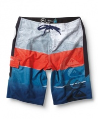 These beach-ready board shorts from Quiksilver will upgrade your sun-style.