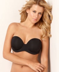 Designed for fuller figures, the Red Carpet strapless bra by Wacoal stays exactly where you want it. Style #854119