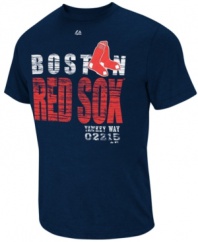 Where fashion meets fan gear! This Boston Red Sox MLB tee from Majestic Apparel fits just right!