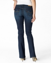 The go-to everyday denim, these Levi's® Demi Skinny jeans feature a Mesa dark wash for a fabulously flattering look!