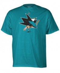 It's shark week every week when you wear this t-shirt sporting the terrible teeth of San Jose's favorite team mascot.