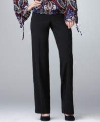 Try Style&co.'s bootcut trousers on for size: the curvier, contoured cut fits you in all the right places!