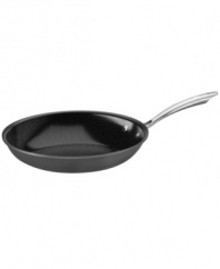 Cuisinart's GreenGourmet(tm)line paves the way in eco-friendly cookware with a ceramic-based open skillet that heats up in less time using less energy and has riveted stainless steel handles that are made from 70% recycled materials. Lifetime warranty.