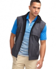 Keep your cool all through the in-between seasons. This vest from Greg Norman for Tasso Elba is the answer.