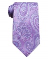 Add a pop of paisley to your wardrobe with this sophisticated tie from Tasso Elba.