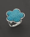 Lagos Sterling Silver Love Me, Love Me Not Turquoise Ring