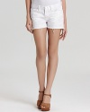 Emboldened by a subtle tie-dye print, these J Brand cutoff shorts boldly punctuate every look for a summer of cool.