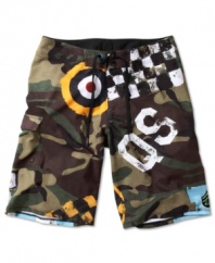 Recruit these camouflage shorts from Quiksilver to be part of your all-summer arsenal.