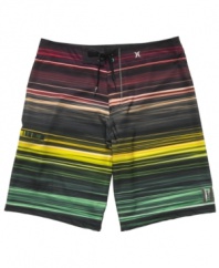Get ready for the sun, surf & sand with these colorful board shorts from Hurley.