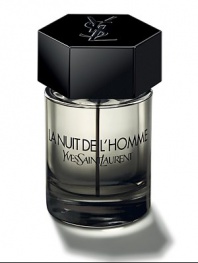 La Nuit de L'Homme, the new fragrance for men by Yves Saint Laurent. A story of seduction, intensity and bold sensuality. A structure of contrasting forces. Bright, masculine freshness combines with sophistication and nonchalance for a deep, mysterious and sensual fragrance. A fresh Asian scent with notes of cardamom, cedar and coumarin. 6.6 oz.