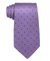 Square off. This Calvin Klein tie finishes off your look the right way.