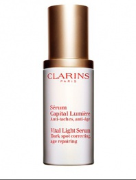 Restores deep luminosity with a targeted action on the dermis layer of the skin while correcting dark age spots. Diminishes complexion dullness. Evens skin tone. Reduces lines and wrinkles while firming the skin. Key ingredients: Hexylresorcinol, has the same effectiveness as hydroquinone, an anti dark-spot ingredient used in the pharmaceutical industry. A natural molecule. 100% safe. 0% toxicity.