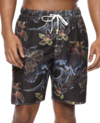 As laid-back as a warm-weather day, these swim trunks from Newport Blue are perfect for hitting the pool or beach.