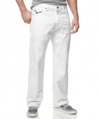 Lighten up. These white jeans from Ecko Unltd are the favorite you never saw coming.