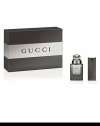 Gucci by Gucci Pour Homme combines classic masculine appeal with cool, contemporary elegance. This iconic fragrance culminates both vision and tradition, encompassing Gucci's iconic, luxurious heritage. With its warm, intense scent, Gucci by Gucci Pour Homme speaks to the powerful, sensual man who embodies the brand's rich legacy.  Experience Gucci by Gucci Pour Homme with this gift set containing a 3 oz. Eau de Toilette and a 1 oz. Eau de Toilette.
