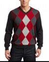 Perry Ellis Men's Long Sleeve V-Neck Sweater