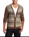 Perry Ellis Men's Long Sleeve Pattern Block Sweater
