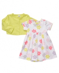 Two piece, or not two piece - that is the question.  Two piece of course!  This set from Carters is too sweet to pass up for your baby girl.