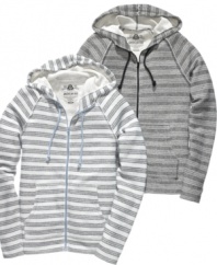 Follow the lines toward the casual style you'll reach for every weekend: this striped hoodie from American Rag.