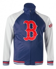 Your all-season all-star. Root for the home team (wherever you are) in this Boston Red Sox track jacket.