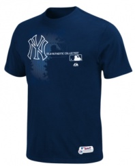 Get geared up for game day in this New York Yankees graphic t-shirt from Majestic.